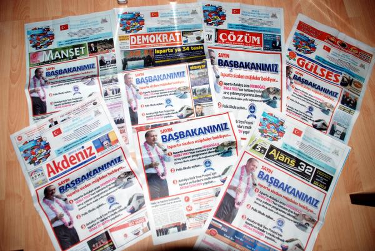 Isparta\'da 17 Yerel Gazeteden Ortak Manşet