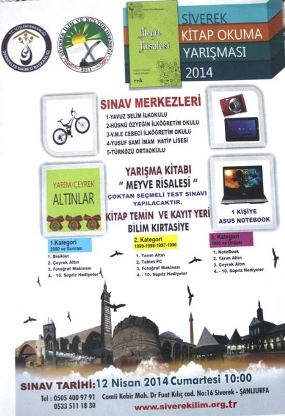 Siverek\'te Ödüllü Kitap Okuma Yarışması