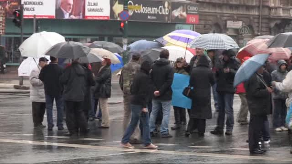 Bosna Hersek\'teki protestolar -