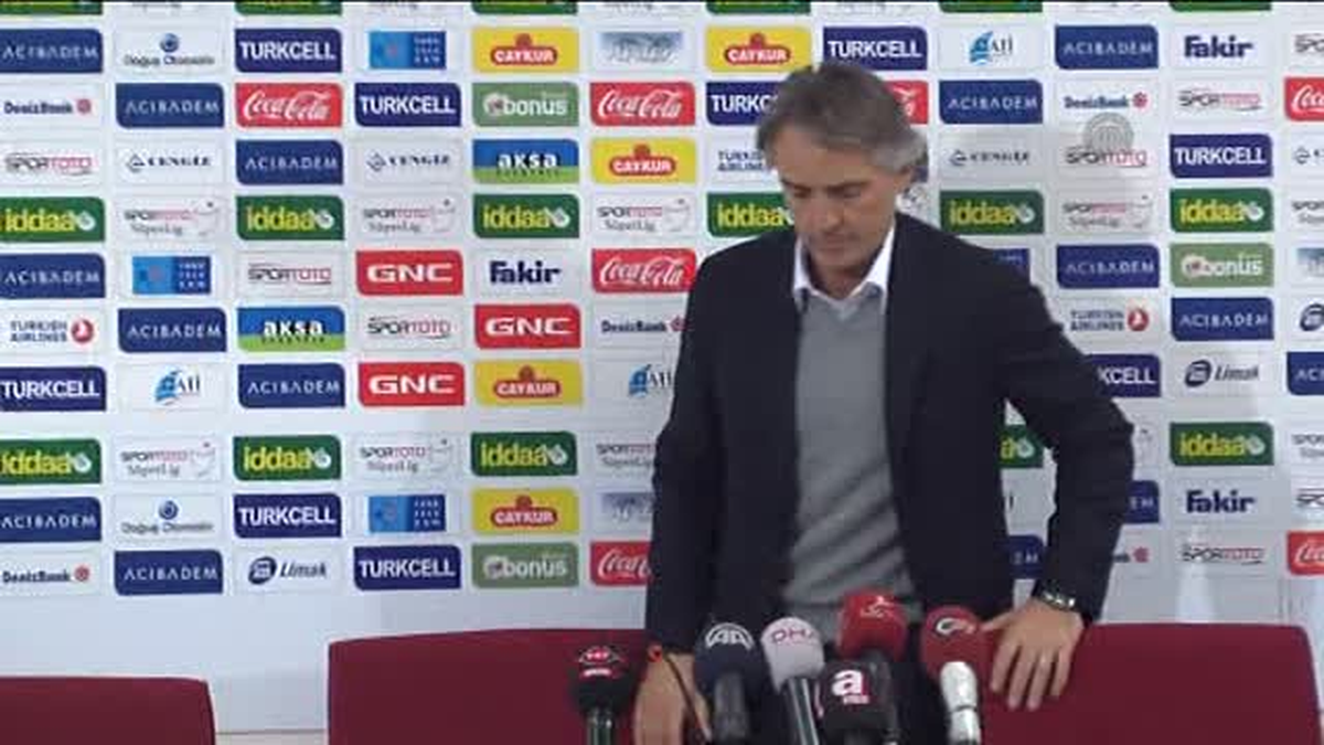 Çaykur Rizespor - Galatasaray maçının ardından - Mancini -