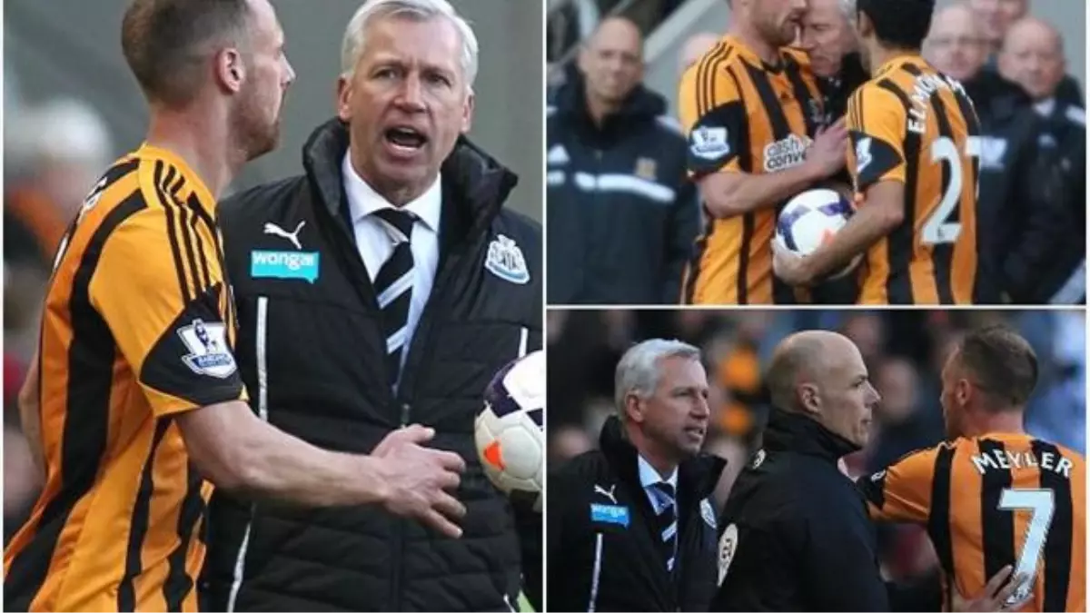 Alan Pardew Sinirlendi, Kafa Attı!