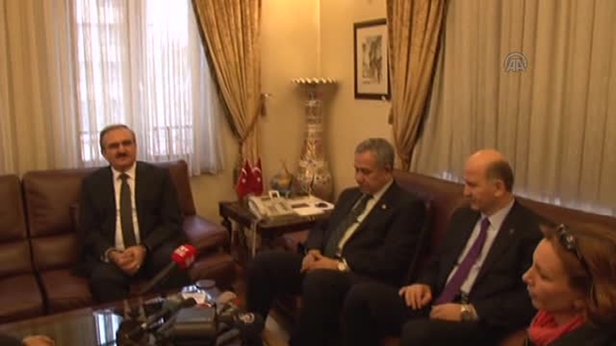 Bülent Arınç\'tan Bursa Valisi Karaloğlu\'na Ziyaret