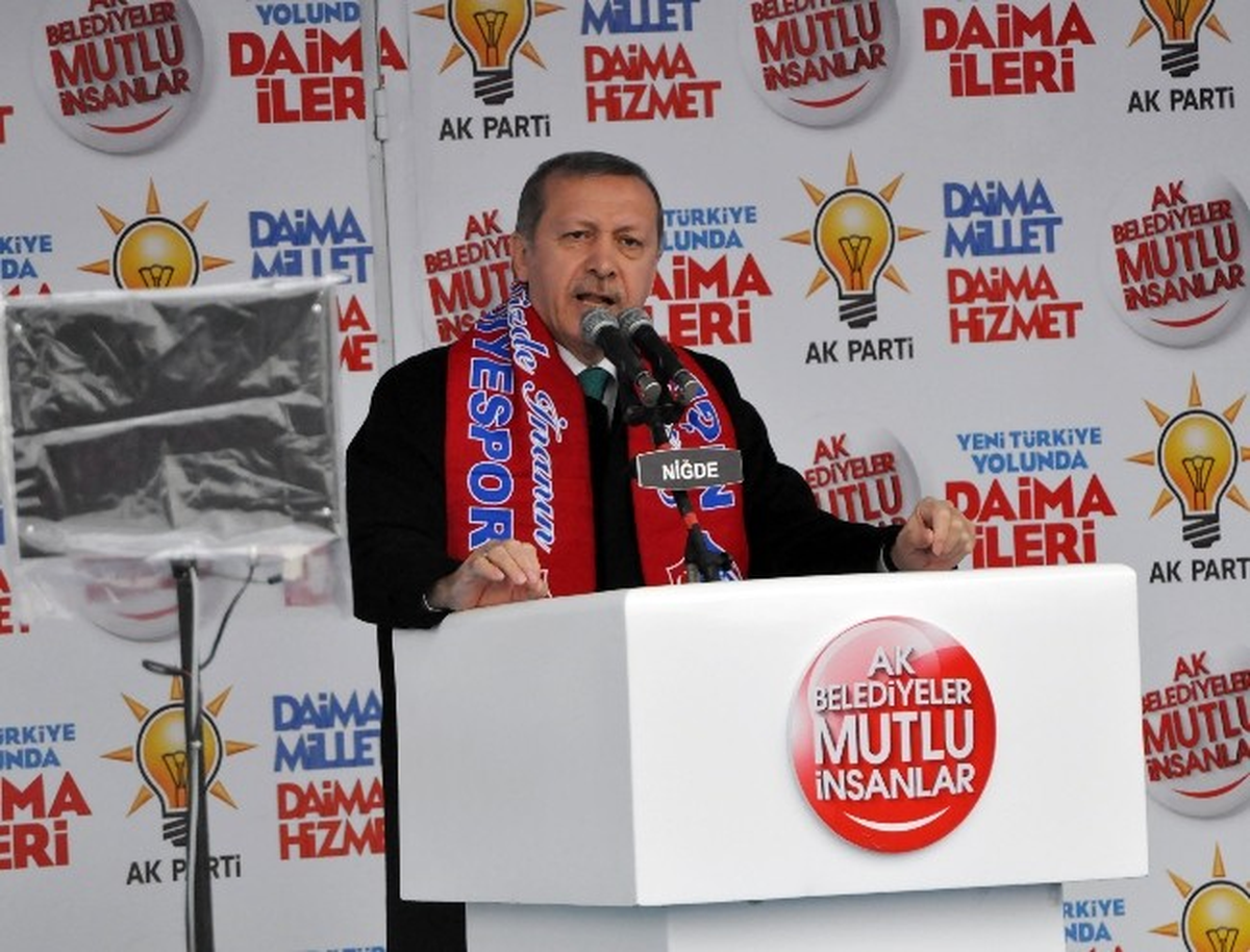 Başbakan Recep Tayyip Erdoğan Niğde\'de