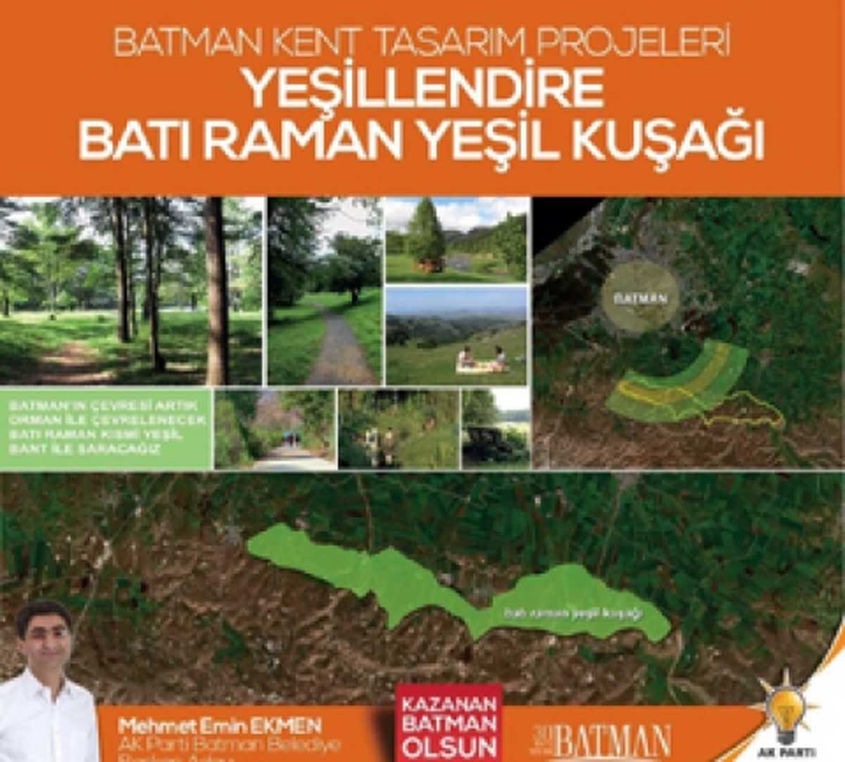 Ekmen "Batman Yeşil Alan Projesi"ni Açıkladı