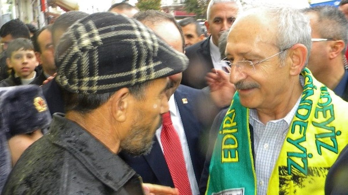 Kılıçdaroğlu, Edirne\'de Esnafı Ziyaret Etti