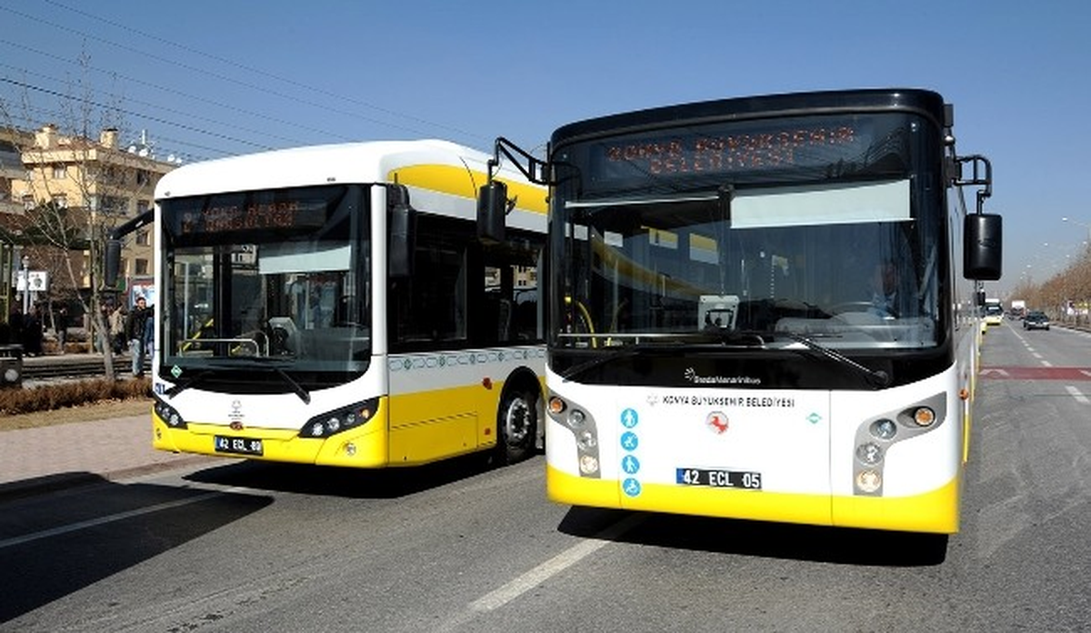 Konya\'da Yeni Otobüs Hatları Hizmette