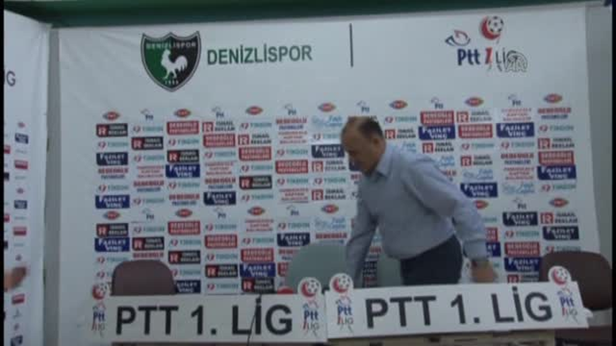 Tekden Denizlispor\'un Teknik Direktörü Açıklaması