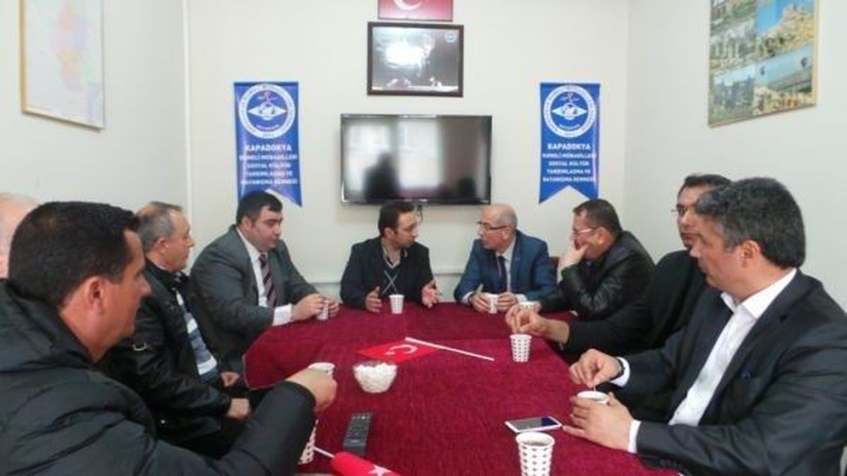 Türk Eğitim-Sen Şube Başkanı Uğur, Kapadokya Rumeli Mübadilleri Derneği\'ni Ziyaret Etti