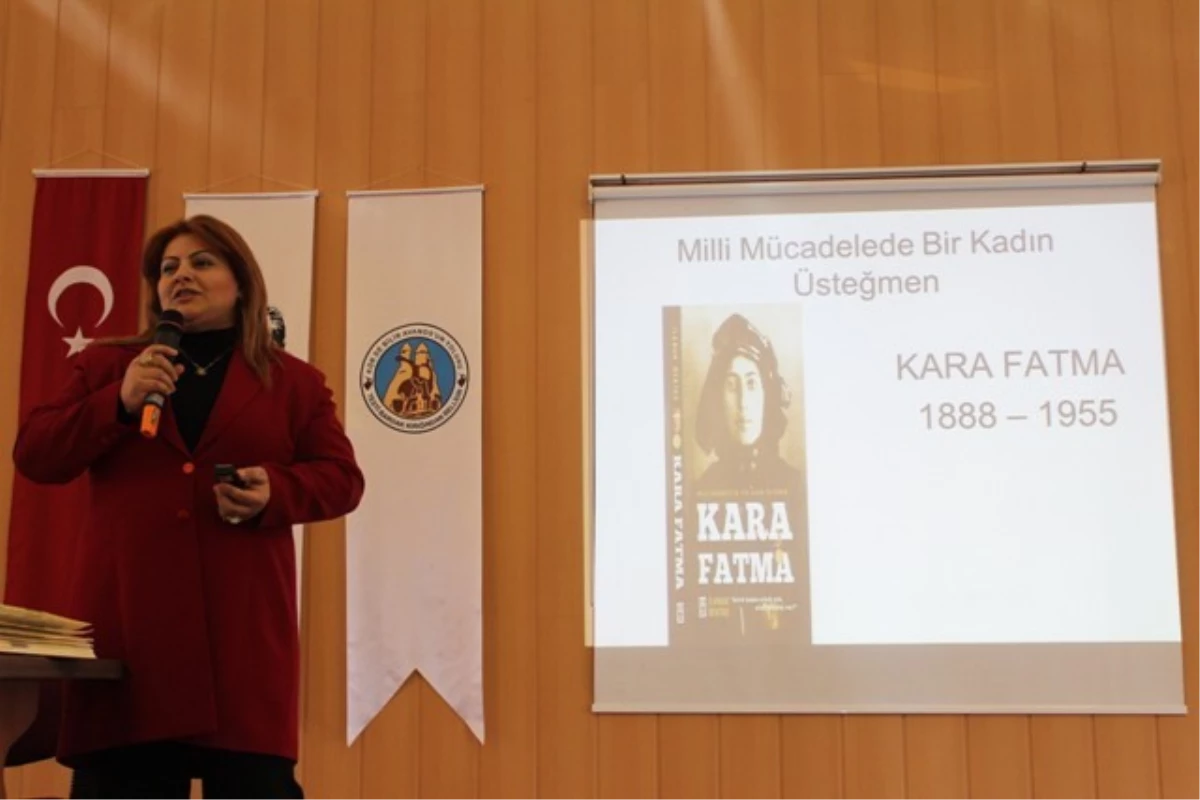Yazar İlknur Bektaş, \'Kara Fatma\' Konulu Söyleşiye Katıldı
