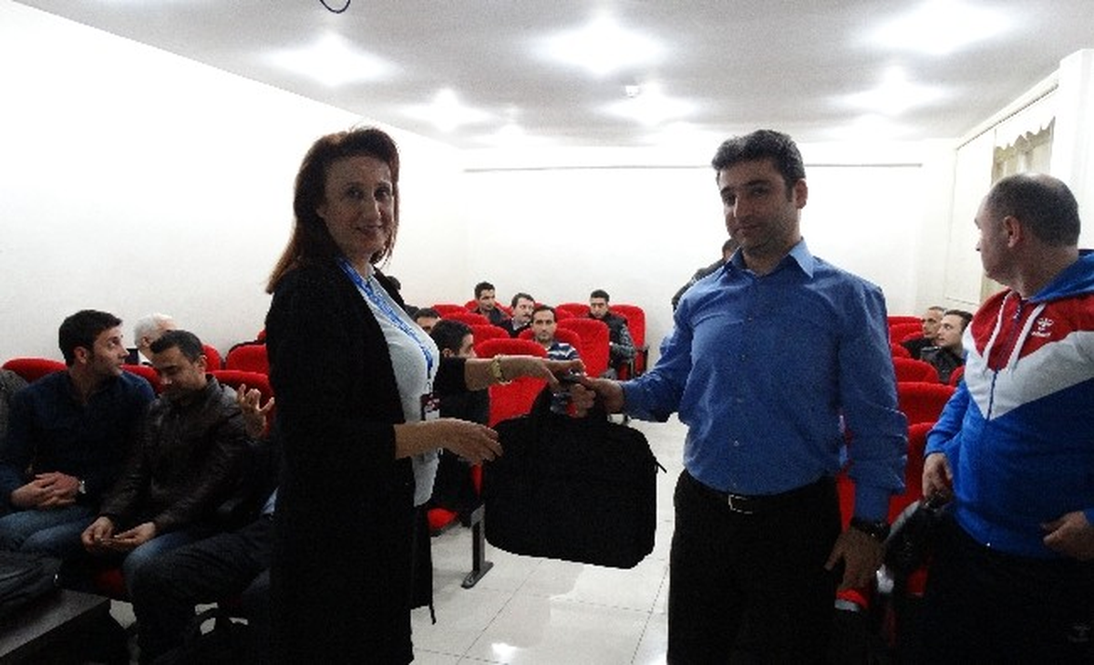 Afete Hazır Okul Prjoesi Eğitim Semineri Verildi