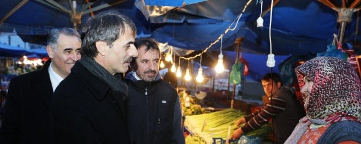 Başkan Alemdar Esnaf ve Vatandaşlarla Buluştu
