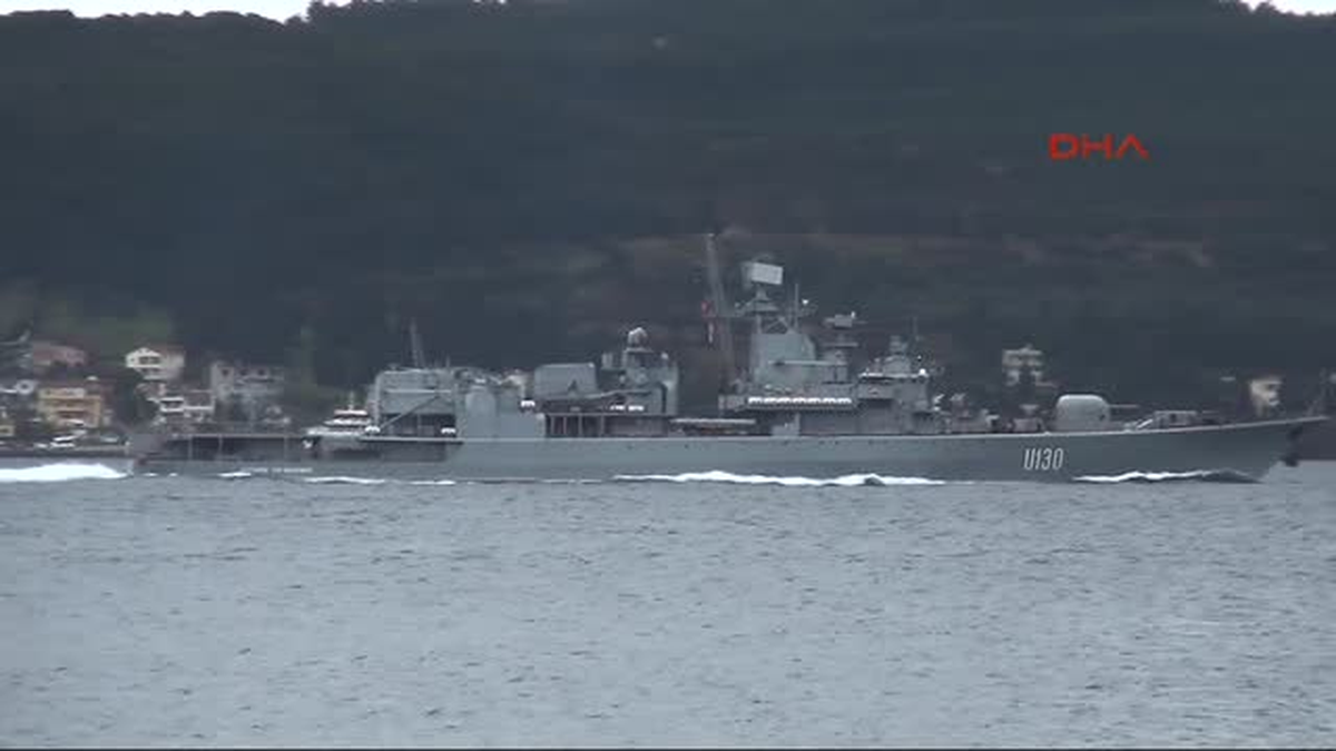 Dha Yurt: Ukrayna Savaş Gemisi de Çanakkale Boğazı\'ndan Geçiş Yaptı