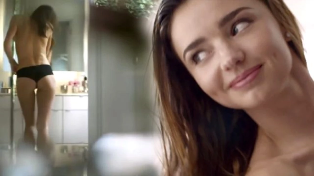 Miranda Kerr\'in Üstsüz Reklam Filmi