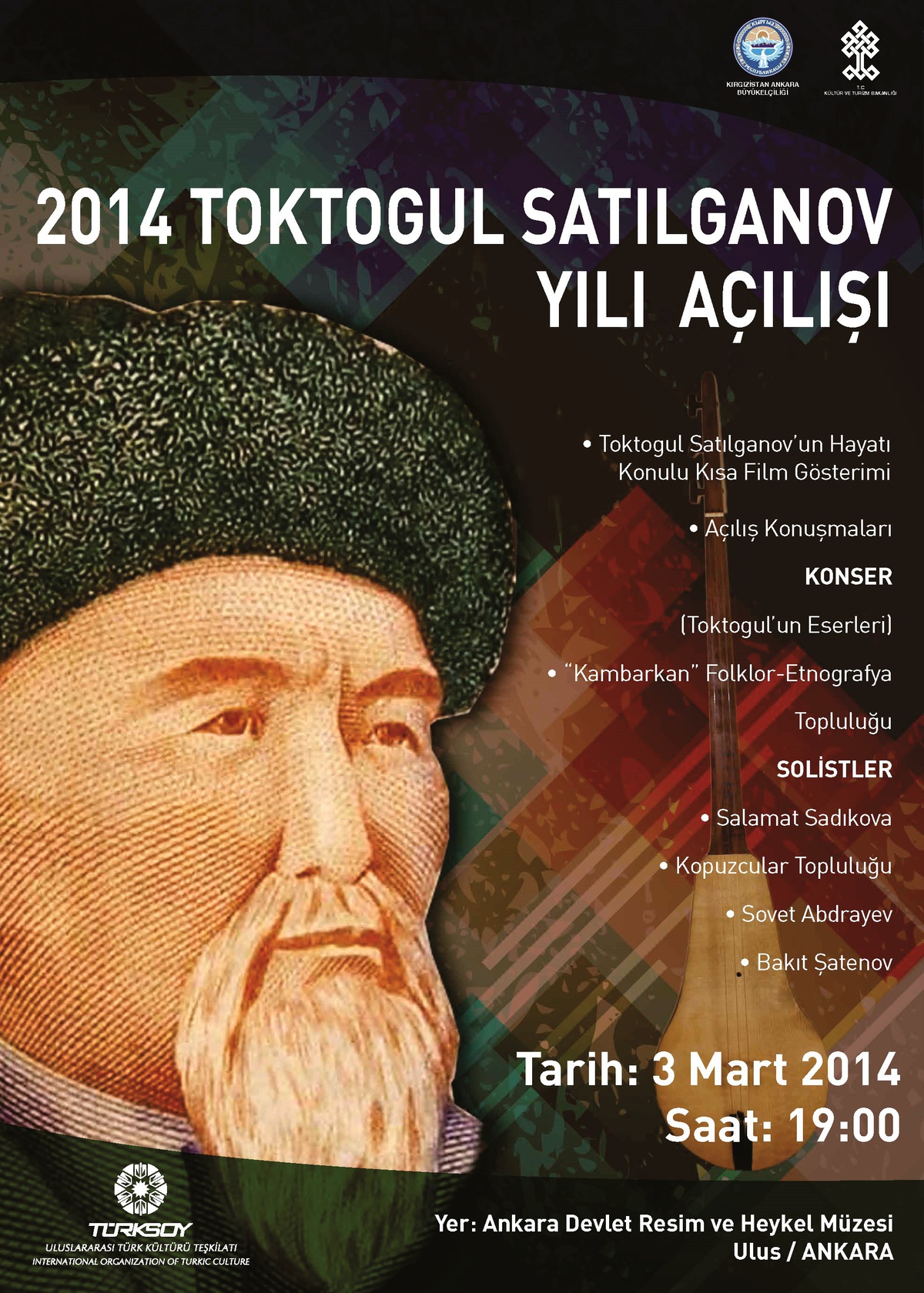 "Toktogul Satılganov Yılı" açılışı -