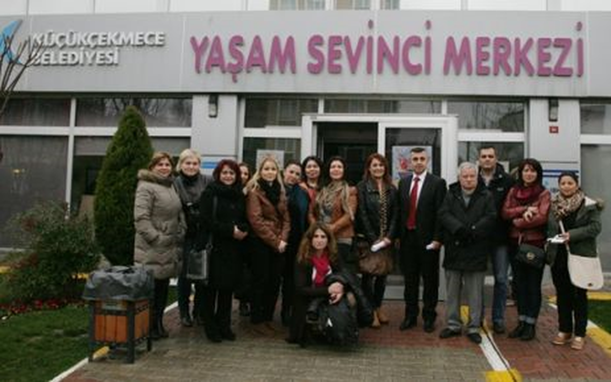 Küçükçekmece Yaşam Sevinci Merkezine Almanya\'dan Ziyaret