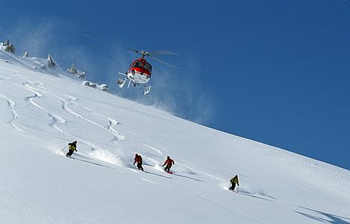 Erciyes\'te Heliski Heyecanı
