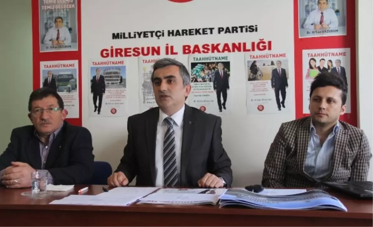 Giresun MHP Belediye Başkan Adayı Erzurum\'dan \'41 Kere Maşallah\'lık Projeler