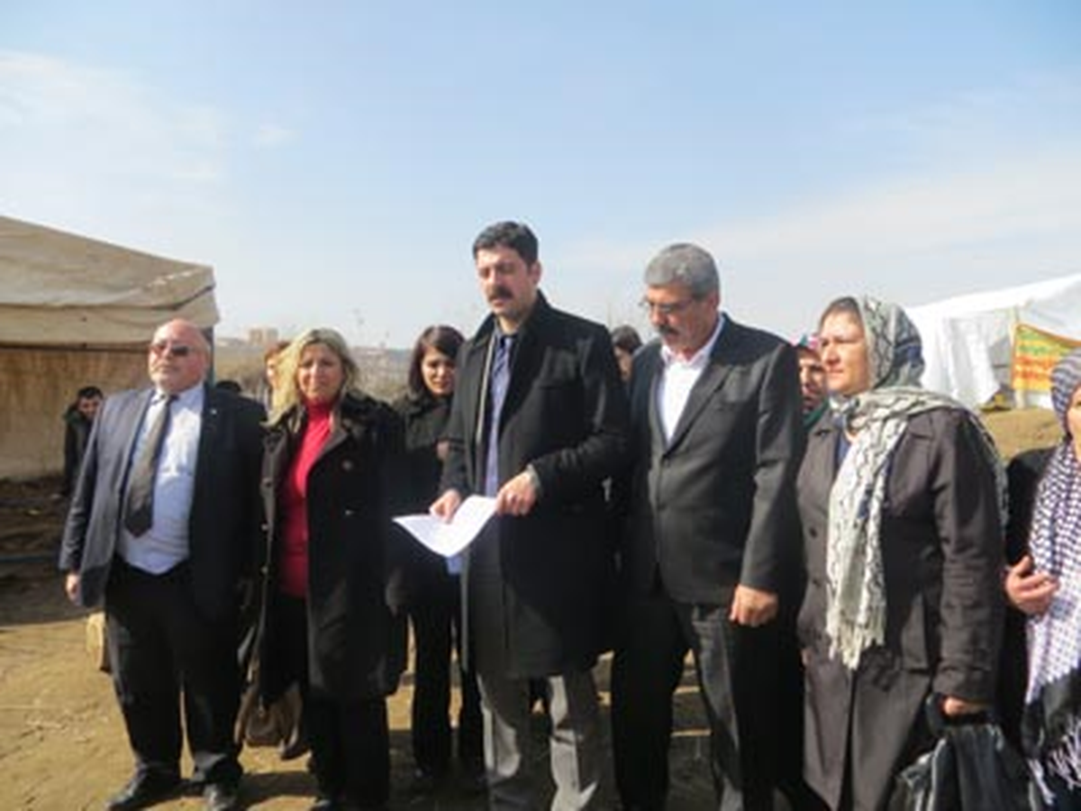 Hevsel\'e CHP\'de Destek Verdi