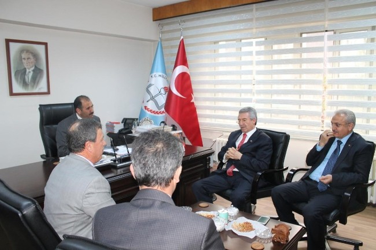 Milletvekili Karakelle\'den Milli Eğitim Müdürlüğü\'ne Ziyaret