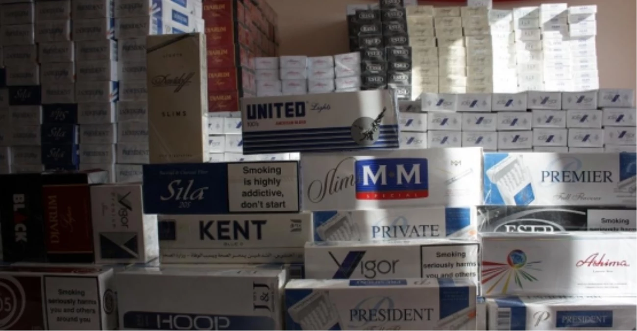 Muş\'ta 9 Bin 50 Paket Kaçak Sigara Ele Geçirildi