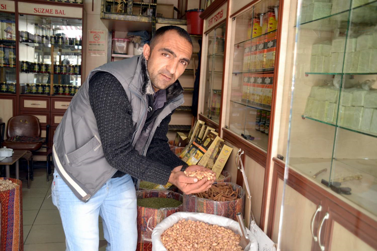 Siirt\'ten Tekirdağ\'a Fıstık İhracatı