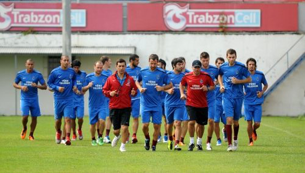 Trabzonspor 9 Eksikle Çalıştı