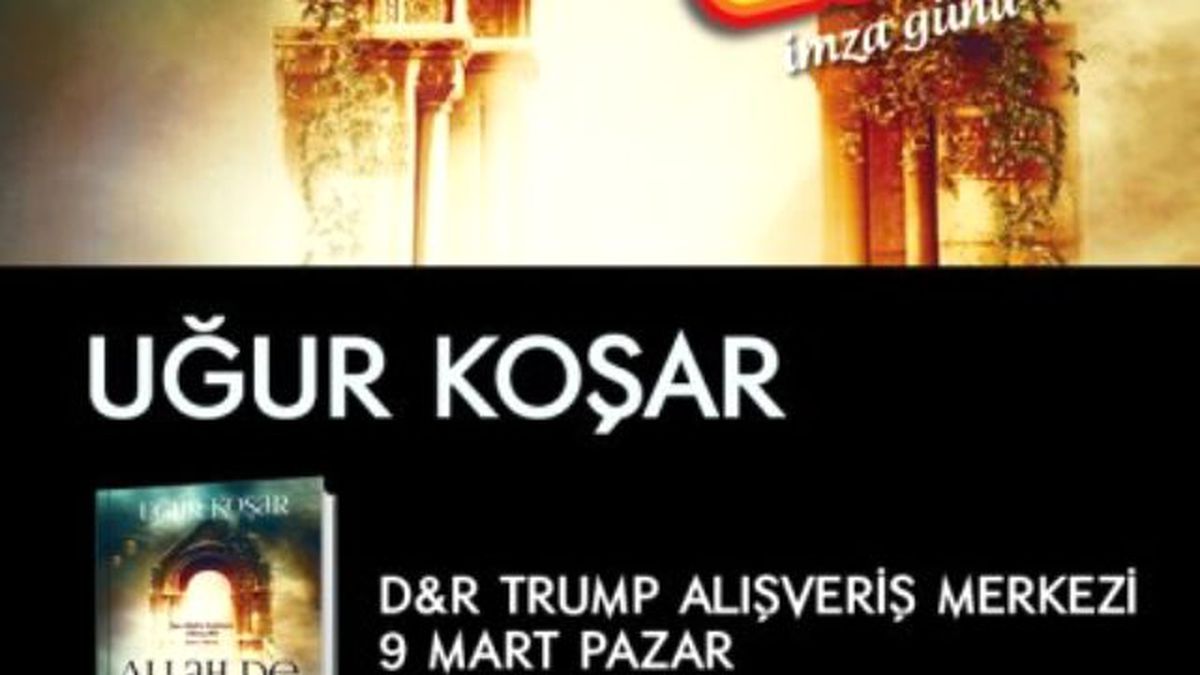 Uğur Koşar, Trumpd&R\'da Kitabını İmzalıyor