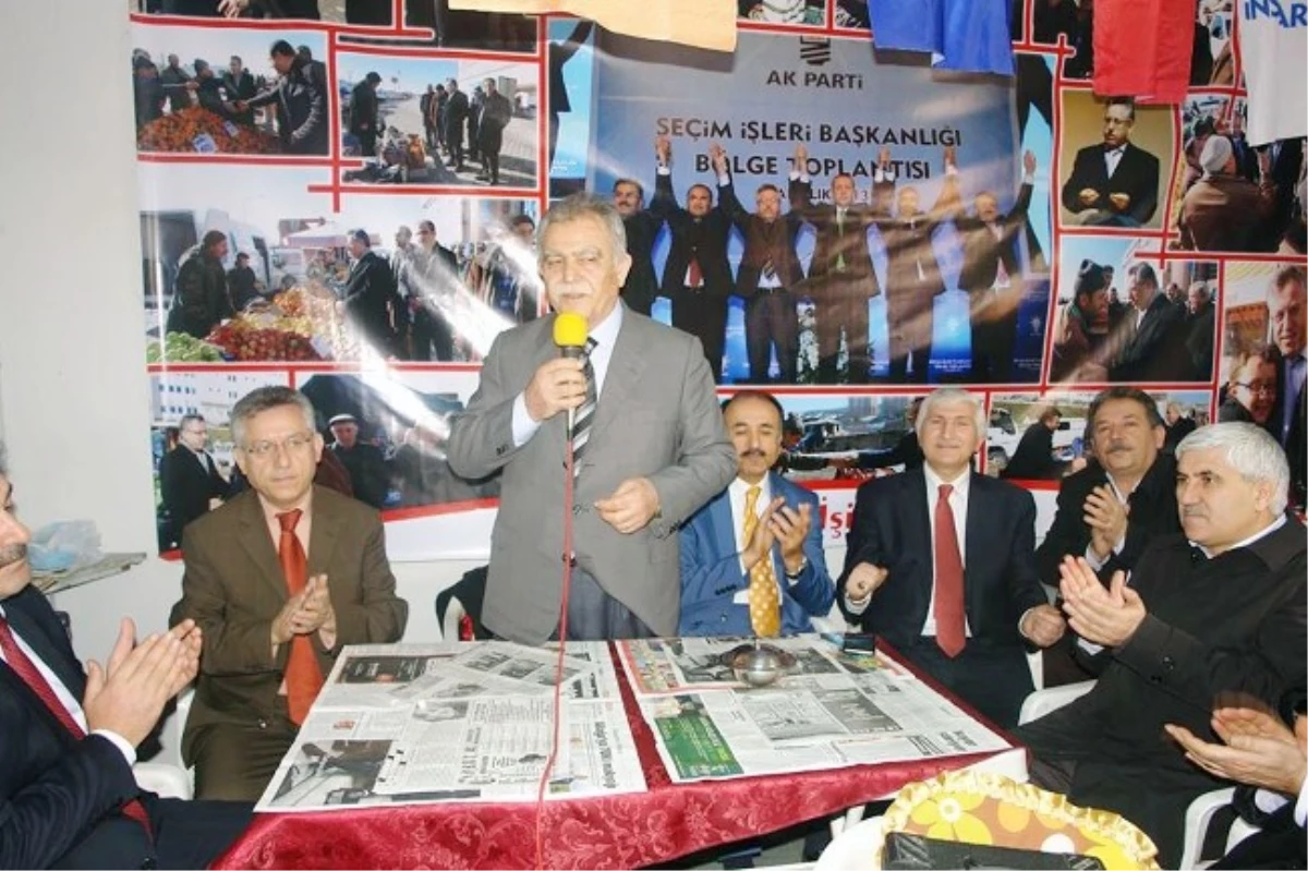 AK Parti Yozgat Belediye Başkan Adayı Arslan\'a \'Milli Görüş\' Desteği
