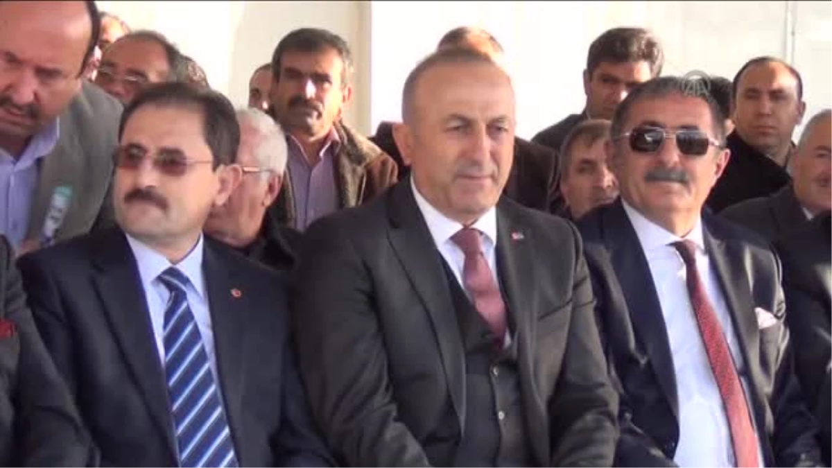 Çavuşoğlu, Çorum Hastanesinin Temel Atma Törenine Katıldı