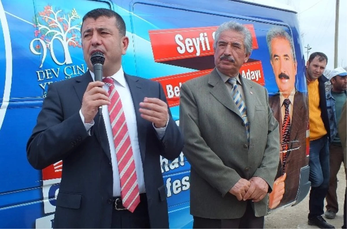 CHP Heyeti, Yazıhan\'da Seçim Çalışması Yaptı