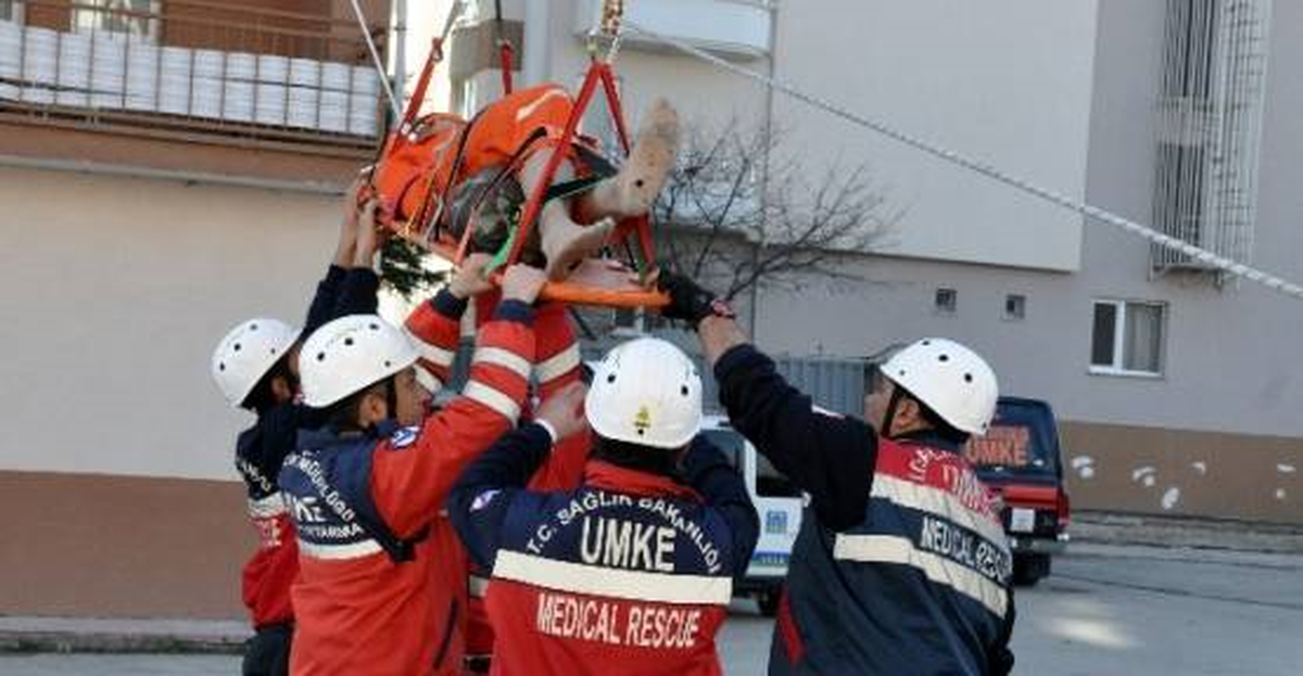 Gölpazarı\'nda Yangın ve Deprem Tatbikatı