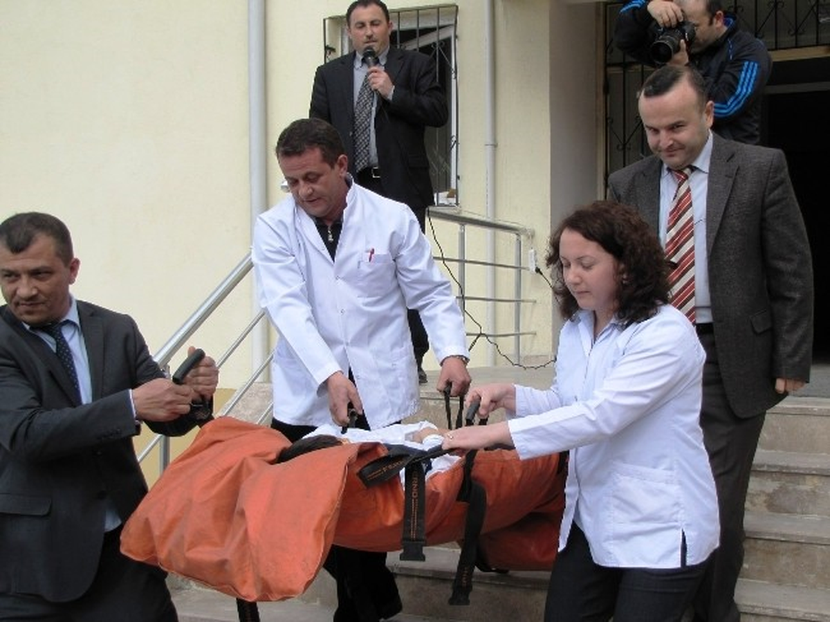 Hisarcık\'ta Deprem, Yangın ve Personel Tahliye Tatbikatı