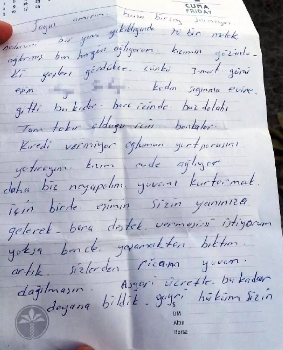 Önce Mektup Yazdı Sonra İntihara Kalkıştı