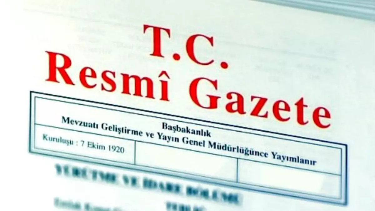 ÖYM\'lerin Kaldırılmasına İlişkin Kanun Resmi Gazetede