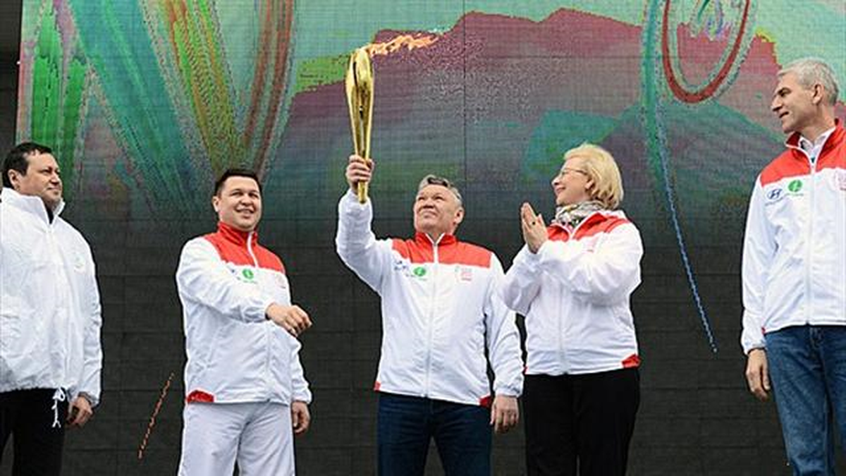 Universiade Meşalesi Krasnoyarsk\'ta