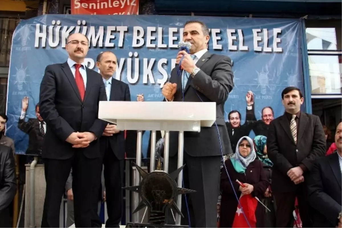 AK Parti Milletvekili Ali Turan Seçim Bürosu Açılışına Katıldı