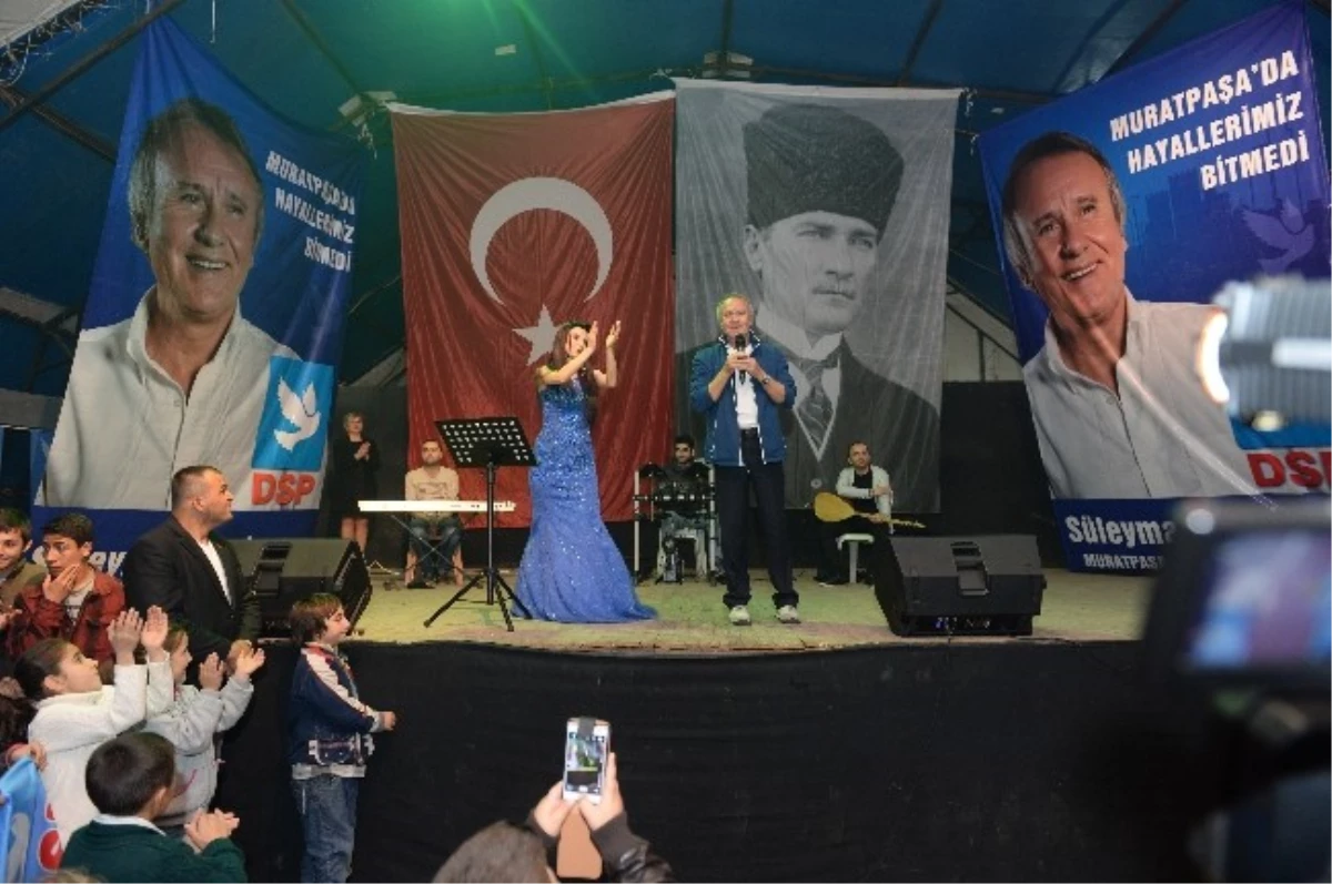 Başkan Evcilmen Halk Konserinde