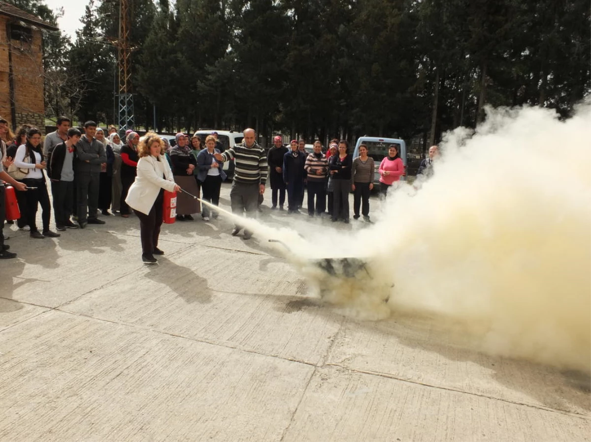 Düziçi\'nde Yangın Tatbikatı