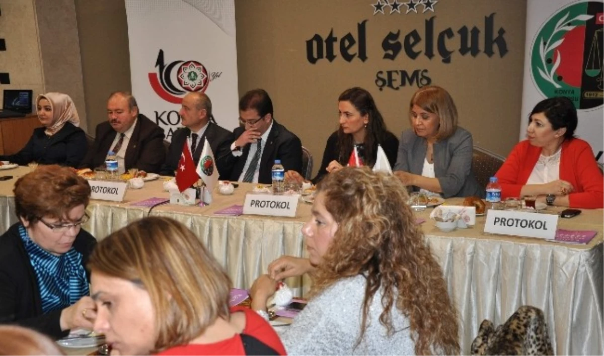 Konya Barosu\'nun Kadın Avukatları Kahvaltıda Buluştu