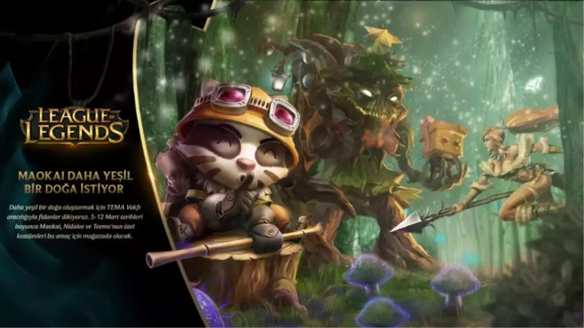 League of Legends Sihirdarları Fidanlar Dikiyor