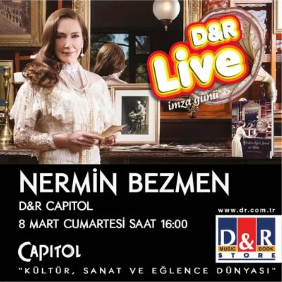 Nermin Bezmen Yeni Kitabı ile Capitol D&R\'a Konuk Oluyor