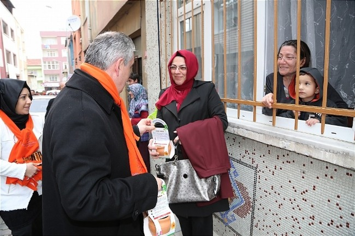 Nişanca\'da Sevgi Yürüyüşü
