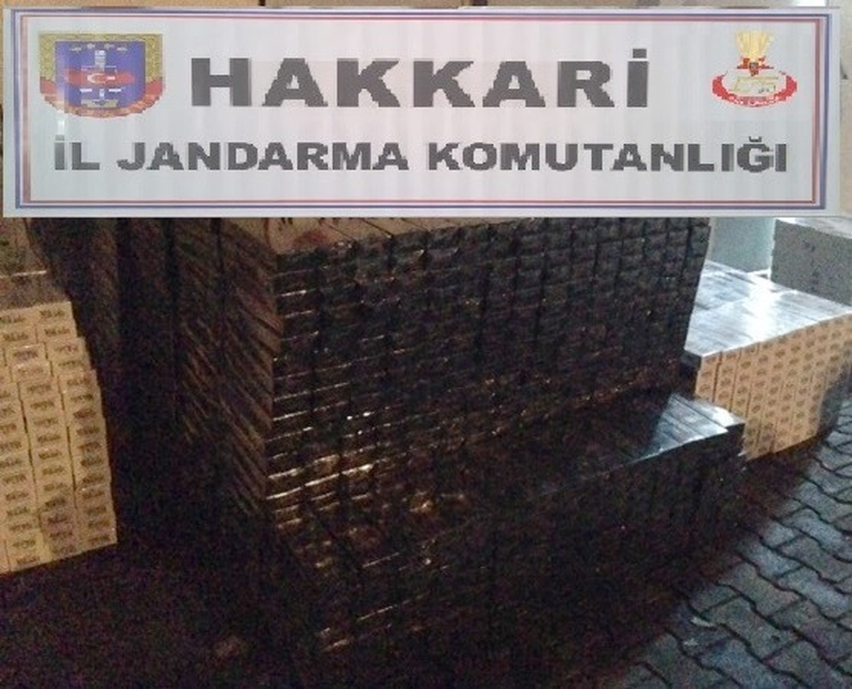 Baharat Kutuları İçerisinde 22 Bin 800 Paket Sigara Ele Geçirildi