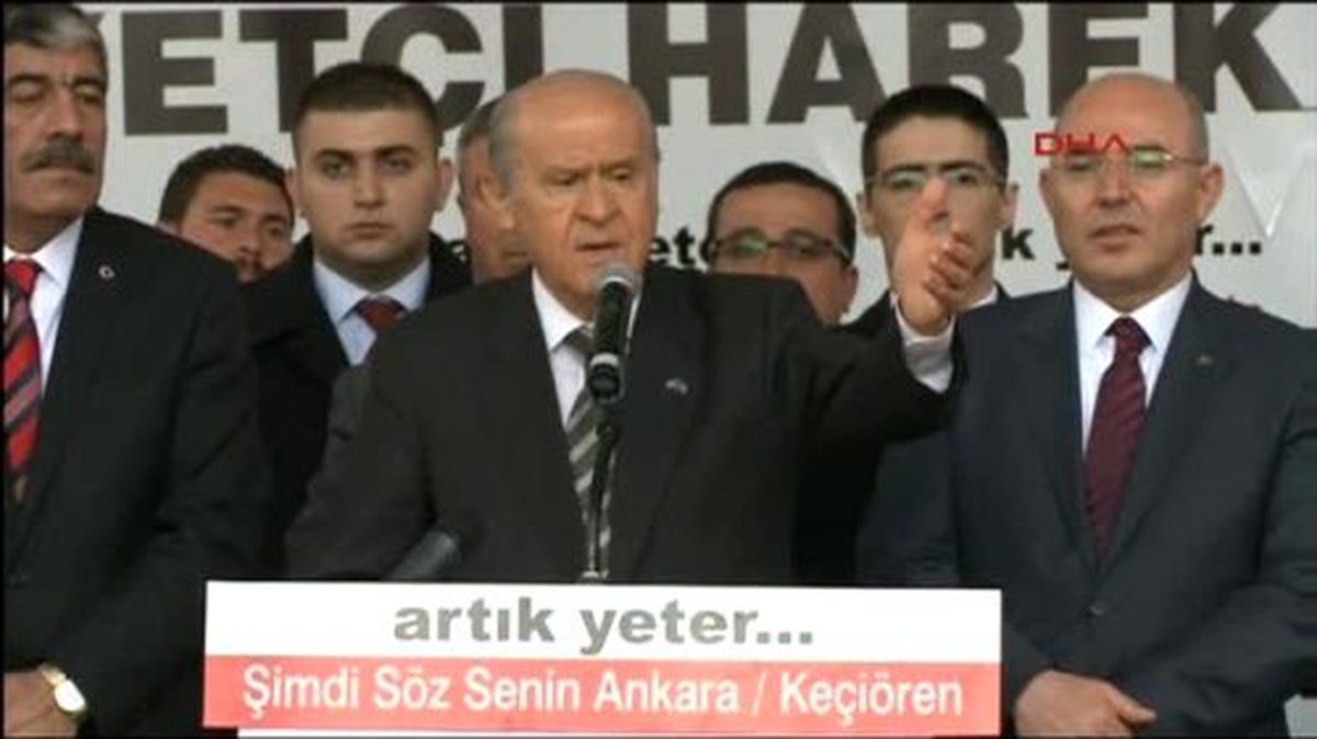 Bahçeli: Ülkenin Balını ve Kaymağını Yemişsin