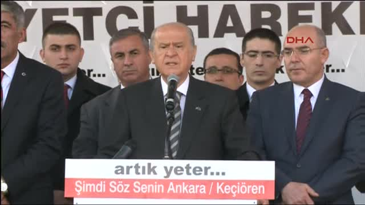 Bahçeli: Taşları Bırakıp Sandığa Gidin