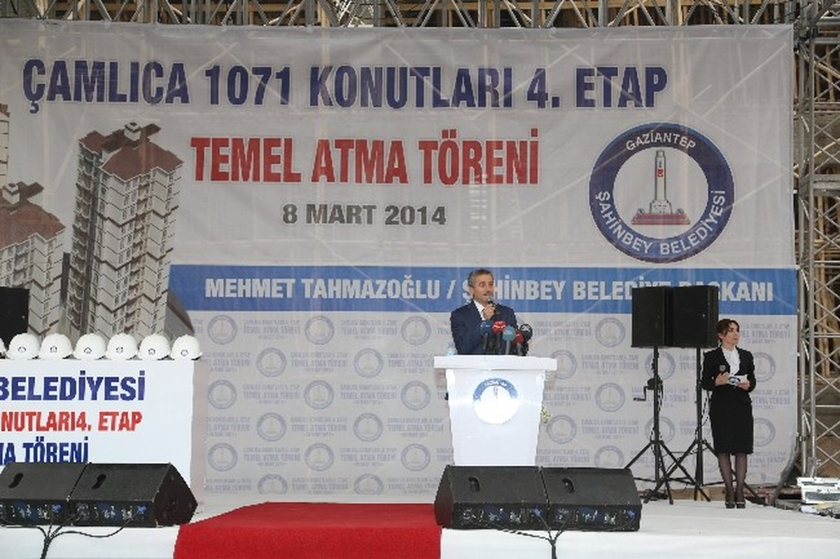 Bakan Şimşek, Çamlıca Konutları Temel Atma Törenine Katıldı