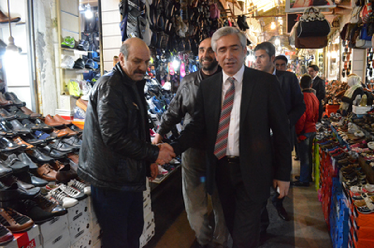 Ensarioğlu Esnaf Ziyaretinde