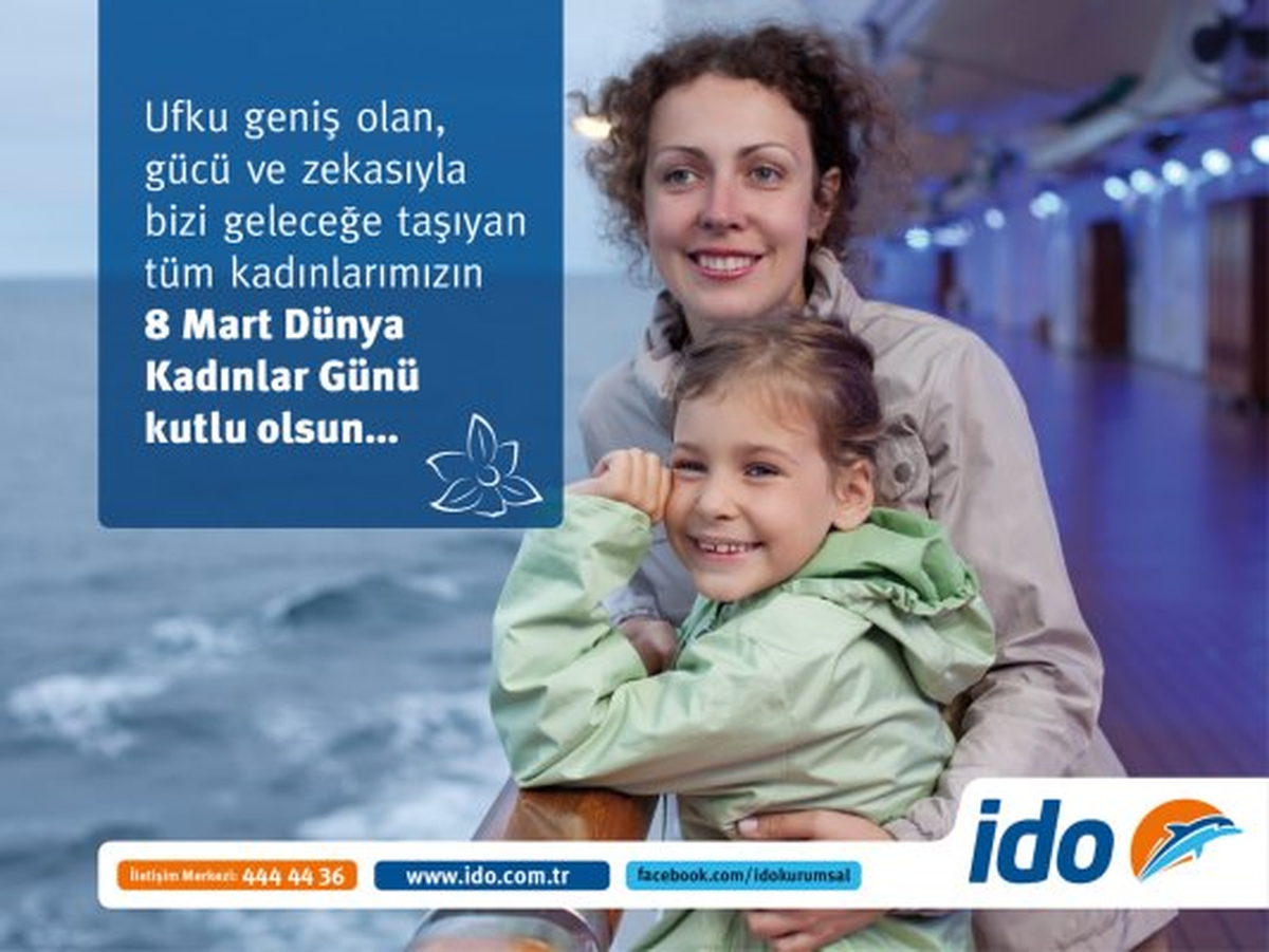 İDO\'dan Kadınlara 8 Mart Kadınlar Günü\'nde Tatlı Bir Hediye