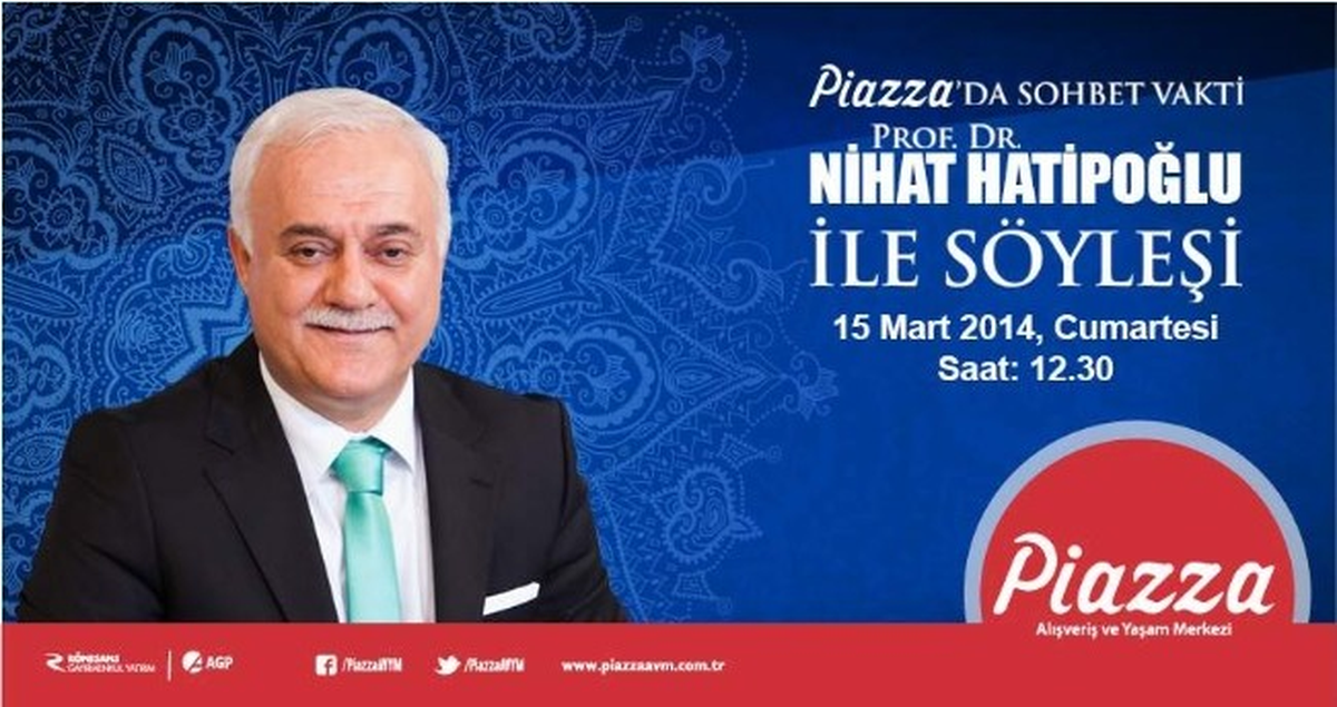 Nihat Hatipoğlu, Şanlıurfa ve Kahramanmaraş Piazza\'ya Geliyor