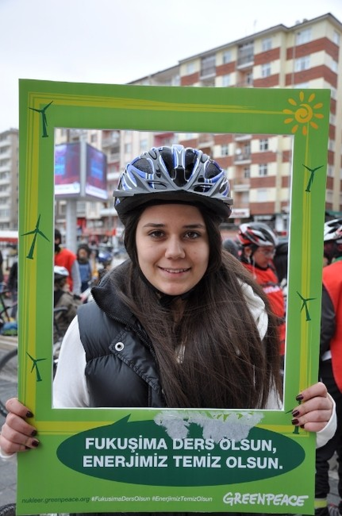 Nükleere Karşı Pedal Çevirdiler